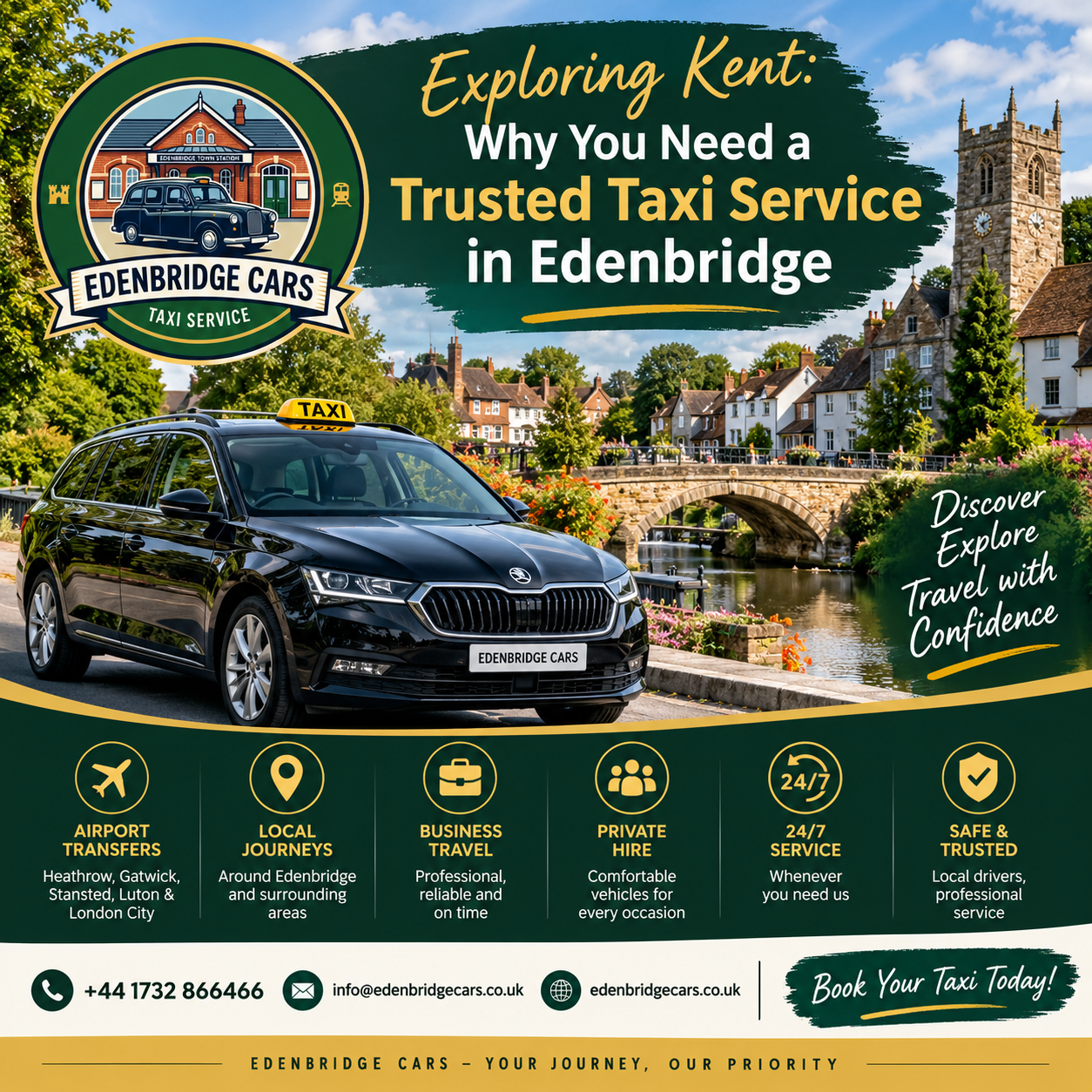 Why You Need a Trusted Taxi Service in Edenbridge