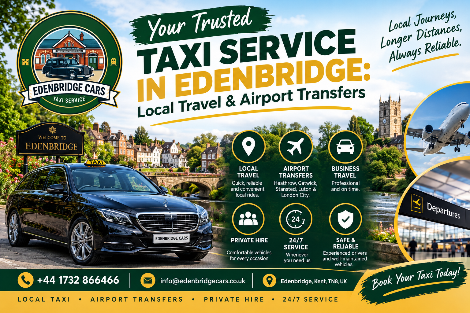 Trusted Taxi Service in Edenbridge